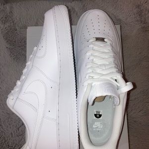 Brand new white Air Force ones